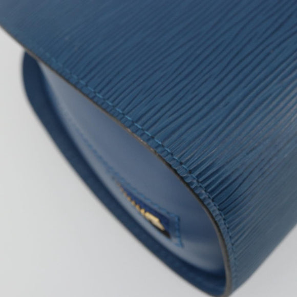 LOUIS VUITTON Epi Dauphine GM Pouch Blue M48435 LV Auth BA12758