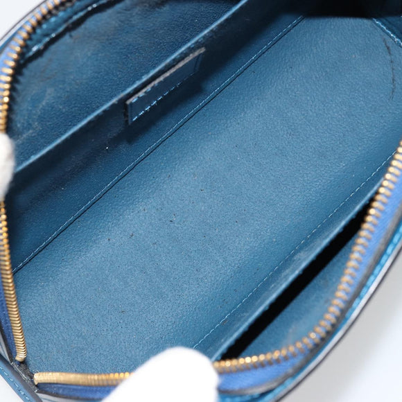 LOUIS VUITTON Epi Dauphine GM Pouch Blue M48435 LV Auth BA12758