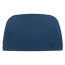 LOUIS VUITTON Epi Dauphine GM Pouch Blue M48435 LV Auth BA12758-13