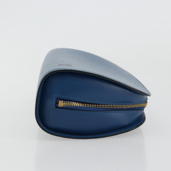 LOUIS VUITTON Epi Dauphine GM Pouch Blue M48435 LV Auth BA12758