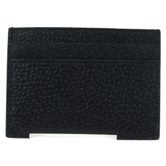 GUCCI Horsebit Card Case Playing Cards Set Leather Navy Auth BA12759M