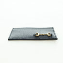 GUCCI Horsebit Card Case Playing Cards Set Leather Navy Auth BA12759M-6