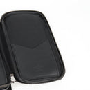LOUIS VUITTON Monogram Eclipse Double Phone Pouch Gray M69534 LV Auth BA1275A-19