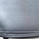 LOUIS VUITTON Monogram Eclipse Double Phone Pouch Gray M69534 LV Auth BA1275A-20