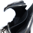 LOUIS VUITTON Monogram Eclipse Double Phone Pouch Gray M69534 LV Auth BA1275A-26