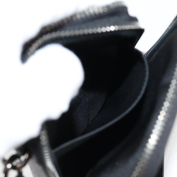 LOUIS VUITTON Monogram Eclipse Double Phone Pouch Gray M69534 LV Auth BA1275A