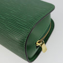 LOUIS VUITTON Epi Dauphine PM Cosmetic Pouch Green M48444 LV Auth BA12760-15