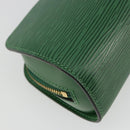 LOUIS VUITTON Epi Dauphine PM Cosmetic Pouch Green M48444 LV Auth BA12760-16