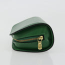 LOUIS VUITTON Epi Dauphine PM Cosmetic Pouch Green M48444 LV Auth BA12760-4