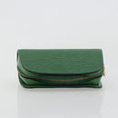 LOUIS VUITTON Epi Dauphine PM Cosmetic Pouch Green M48444 LV Auth BA12760-5