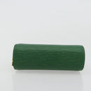 LOUIS VUITTON Epi Dauphine PM Cosmetic Pouch Green M48444 LV Auth BA12760-6
