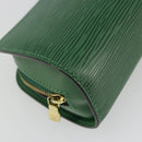 LOUIS VUITTON Epi Dauphine PM Cosmetic Pouch Green M48444 LV Auth BA12760-14