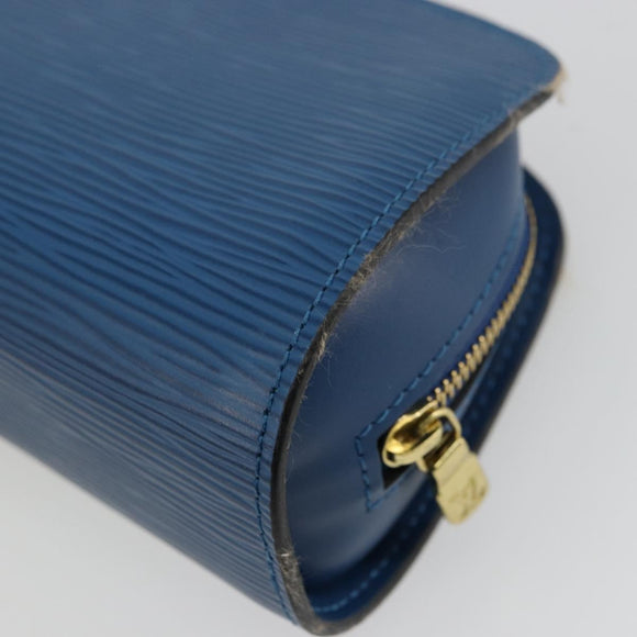 LOUIS VUITTON Epi Dauphine PM Pouch Blauw M48445 LV Auth BA12762