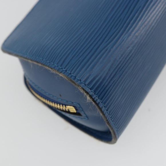LOUIS VUITTON Epi Dauphine PM Pouch Blauw M48445 LV Auth BA12762