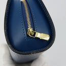 LOUIS VUITTON Epi Dauphine PM Pouch Blauw M48445 LV Auth BA12762-8