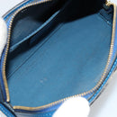 LOUIS VUITTON Epi Dauphine PM Pouch Blauw M48445 LV Auth BA12762-10
