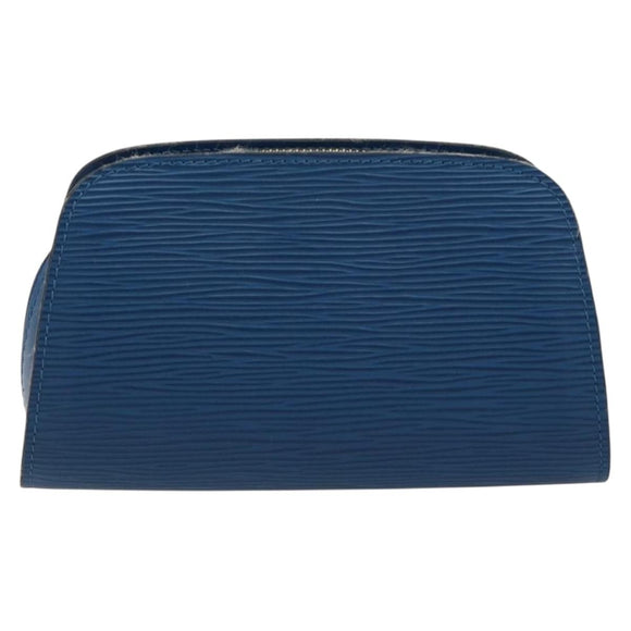 LOUIS VUITTON Epi Dauphine PM Pouch Blauw M48445 LV Auth BA12762