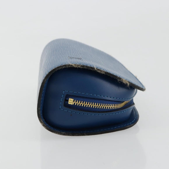 LOUIS VUITTON Epi Dauphine PM Pouch Blauw M48445 LV Auth BA12762