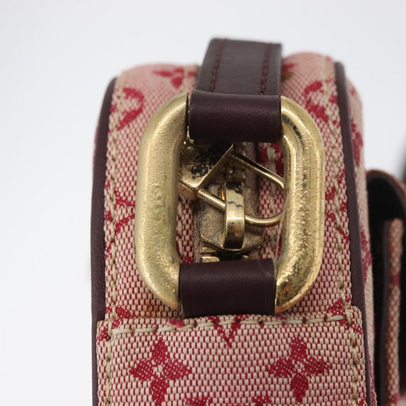 LOUIS VUITTON Monogram Mini Juliet MM Shoulder Bag Red M92219 LV Auth BA12763