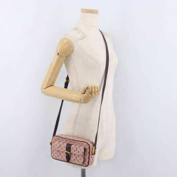 LOUIS VUITTON Monogram Mini Juliet MM Shoulder Bag Red M92219 LV Auth BA12763