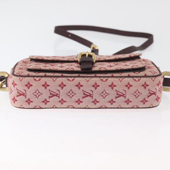 LOUIS VUITTON Monogram Mini Juliet MM Shoulder Bag Red M92219 LV Auth BA12763