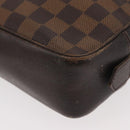 LOUIS VUITTON Damier Ebene Trousse Toilette 25 Clutch Bag N47624 LV Auth BA12764-16