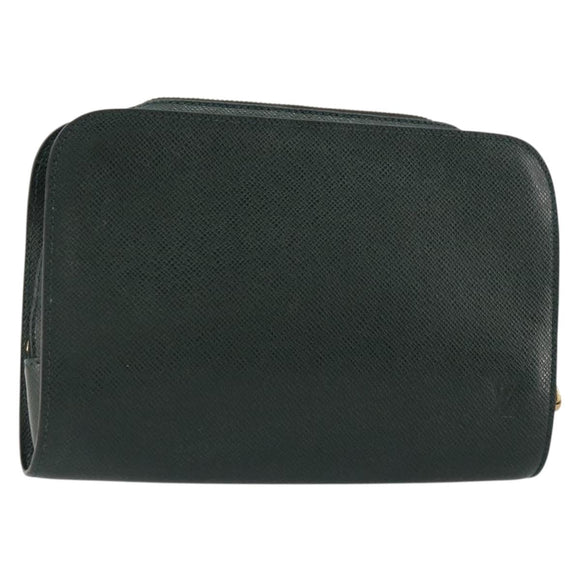 LOUIS VUITTON Taiga Baikal Clutch Bag Epicea M30184 LV Auth BA12765
