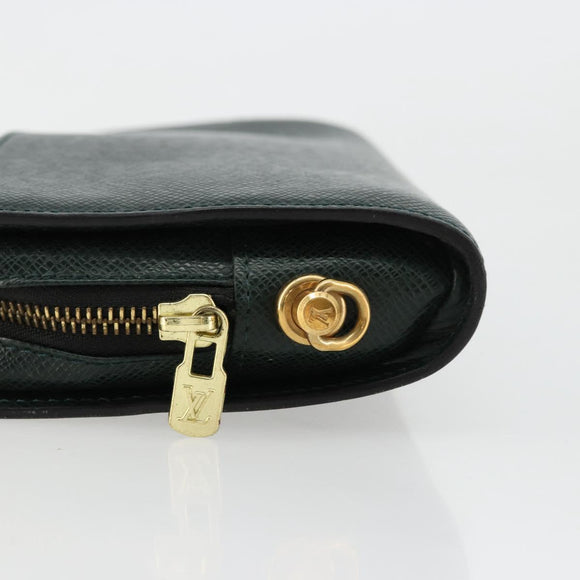 LOUIS VUITTON Taiga Baikal Clutch Bag Epicea M30184 LV Auth BA12765