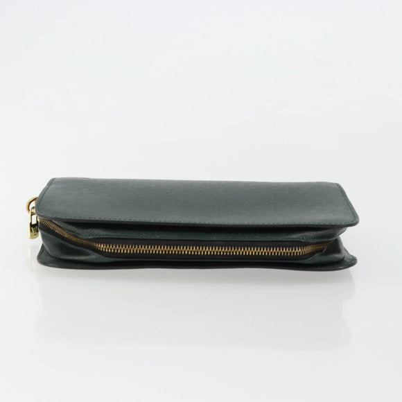 LOUIS VUITTON Taiga Baikal Clutch Bag Epicea M30184 LV Auth BA12765
