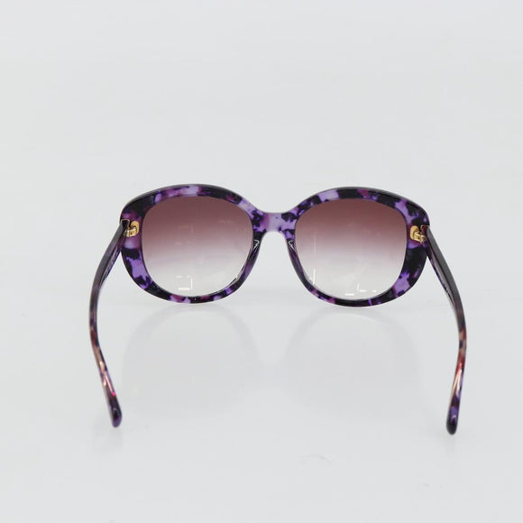 DOLCE&GABBANA Sunglasses plastic Purple Auth BA12767