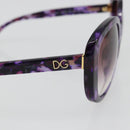 DOLCE&GABBANA Sunglasses plastic Purple Auth BA12767-7