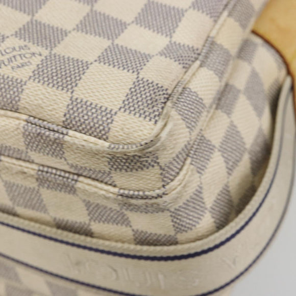LOUIS VUITTON Damier Azur Naviglio Shoulder Bag N51189 LV Auth BA12769