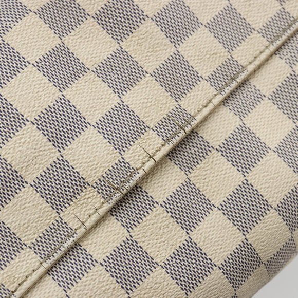 LOUIS VUITTON Damier Azur Naviglio Shoulder Bag N51189 LV Auth BA12769