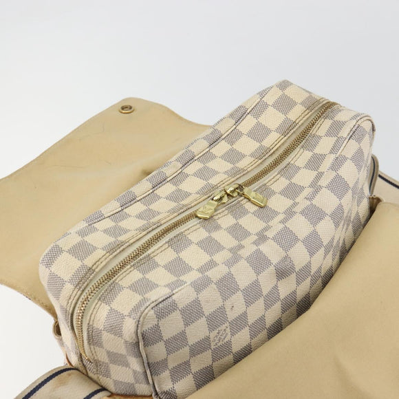 LOUIS VUITTON Damier Azur Naviglio Shoulder Bag N51189 LV Auth BA12769