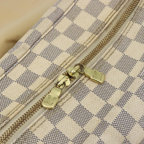 LOUIS VUITTON Damier Azur Naviglio Shoulder Bag N51189 LV Auth BA12769
