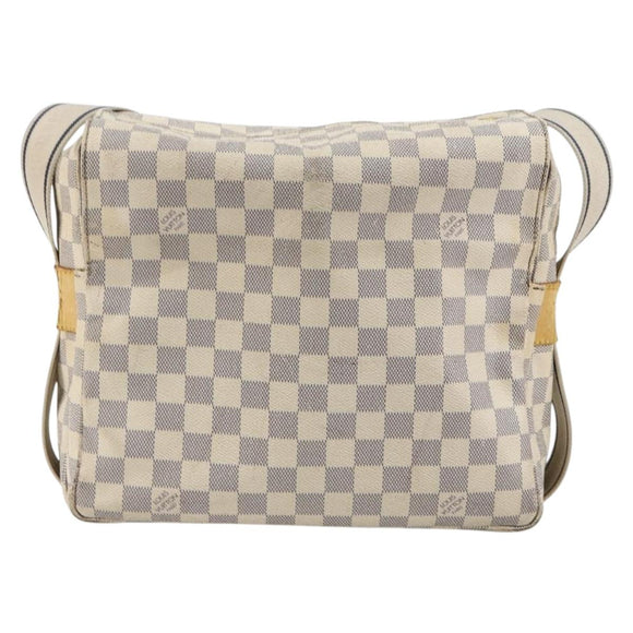 LOUIS VUITTON Damier Azur Naviglio Shoulder Bag N51189 LV Auth BA12769