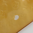 LOUIS VUITTON Monogram Vernis Houston Hand Bag Beige M91004 LV Auth BA12771-9