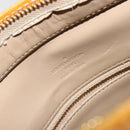 LOUIS VUITTON Monogram Vernis Houston Hand Bag Beige M91004 LV Auth BA12771-20