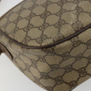 GUCCI GG Supreme Web Sherry Line Bag PVC Beige Gold 89 02 077 Auth BA12772-11