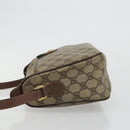 GUCCI GG Supreme Web Sherry Line Bag PVC Beige Gold 89 02 077 Auth BA12772-5