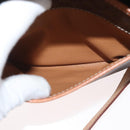 CELINE Macadam Canvas Shoulder Bag PVC Leather Brown Gold Auth BA12773-24