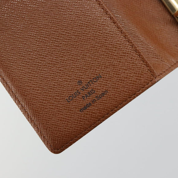 LOUIS VUITTON Monogram Agenda PM Dagplannerhoes R20005 LV Auth BA12775