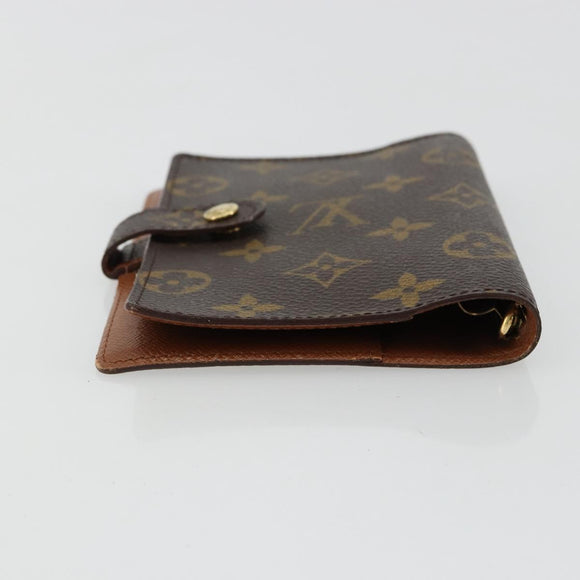 LOUIS VUITTON Monogram Agenda PM Dagplannerhoes R20005 LV Auth BA12775