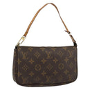 LOUIS VUITTON Monogram Pochette Accessoires Pouch M51980 LV Auth BA12777-1