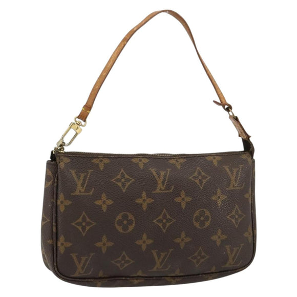LOUIS VUITTON Monogram Pochette Accessoires Pouch M51980 LV Auth BA12777