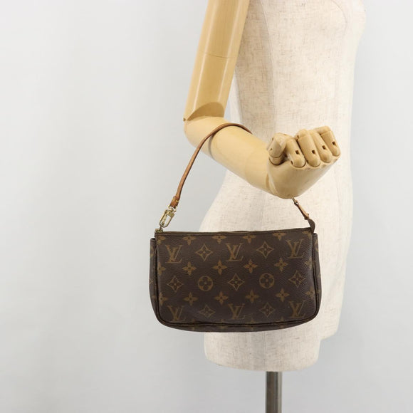 LOUIS VUITTON Monogram Pochette Accessoires Pouch M51980 LV Auth BA12777
