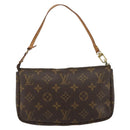 LOUIS VUITTON Monogram Pochette Accessoires Pouch M51980 LV Auth BA12777-2