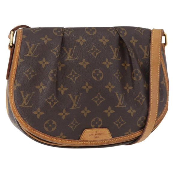 LOUIS VUITTON Monogram Menilmontant PM Shoulder Bag M40474 LV Auth BA12779