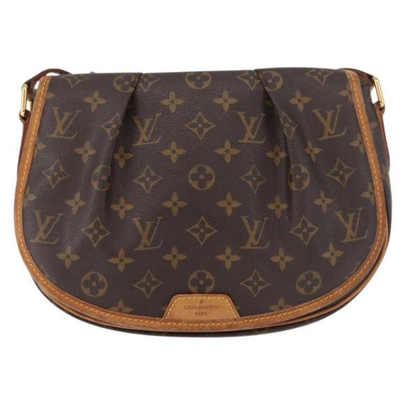 LOUIS VUITTON Monogram Menilmontant PM Shoulder Bag M40474 LV Auth BA12779