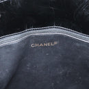 CHANEL Matelasse Chain Shoulder Bag Patent Leather Black Gold CC Auth BA12780-18